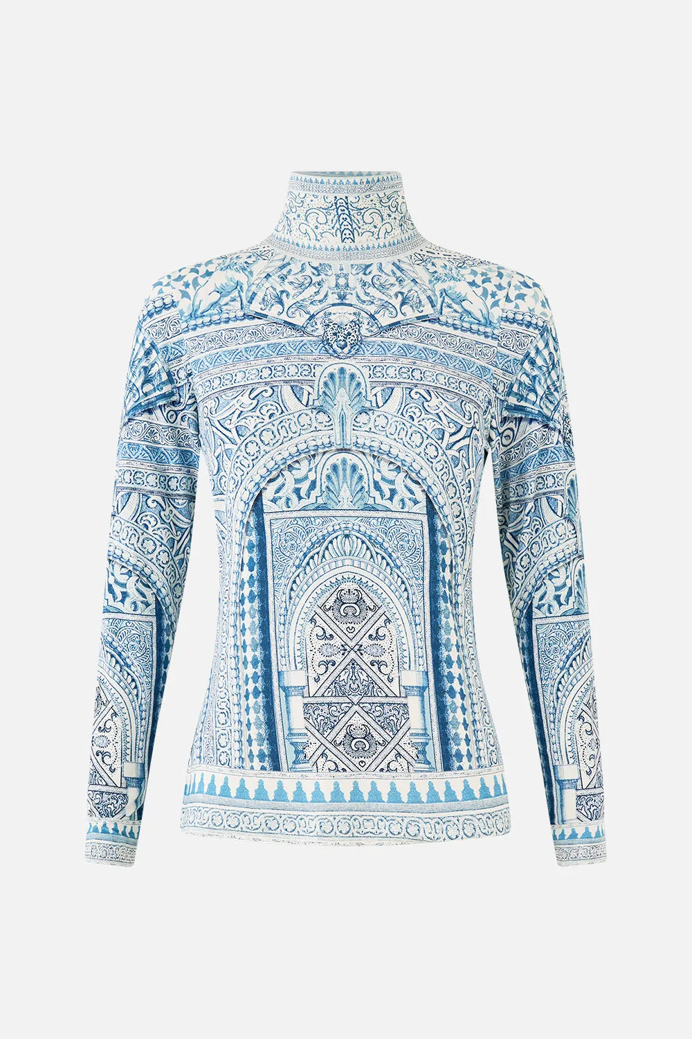 JERSEY TURTLENECK THE HUM OF THE ALHAMBRA sold by Camilla product image thumbnail 3