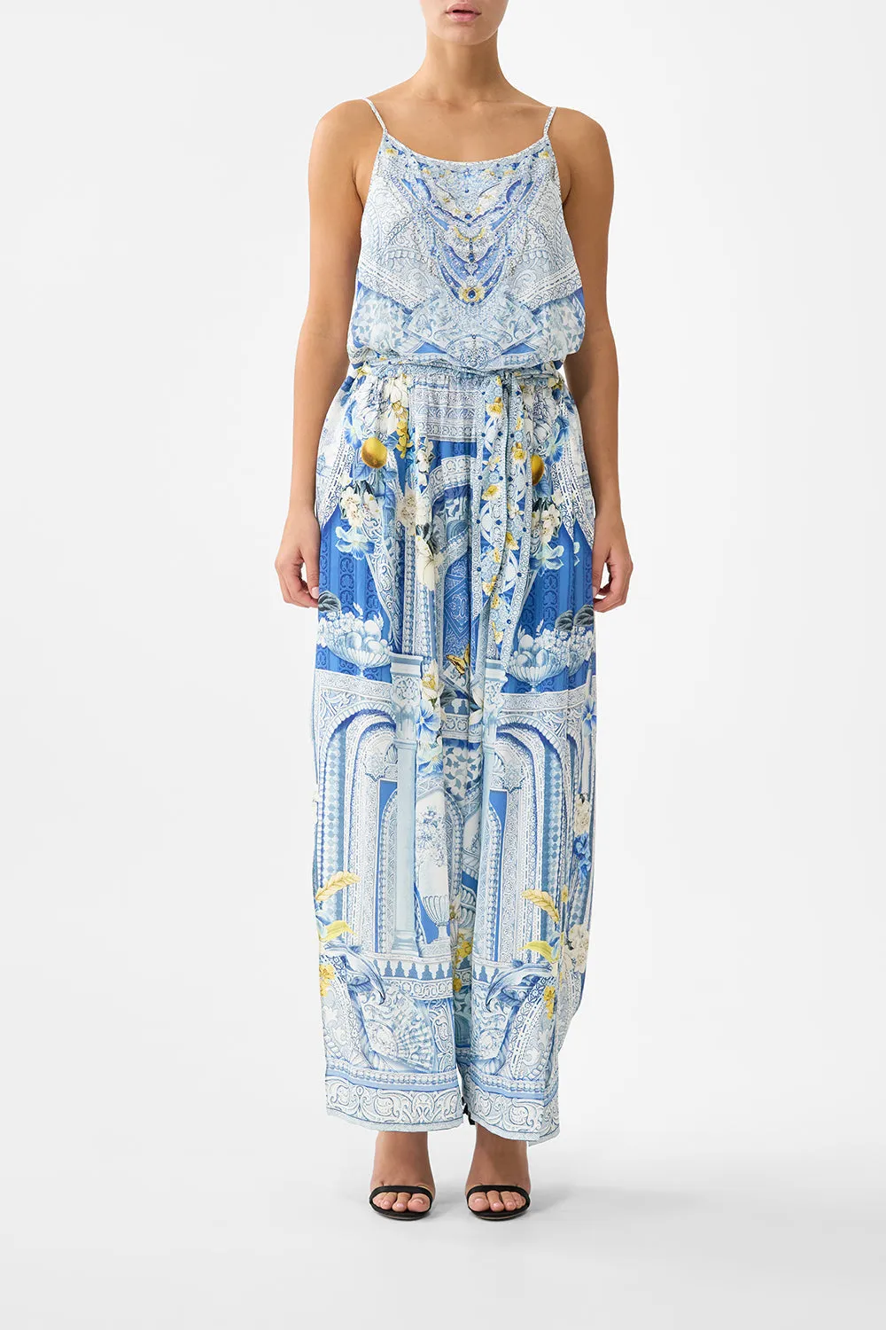 SHOESTRING STRAP JUMPSUIT DE NADA GRANADA sold by Camilla