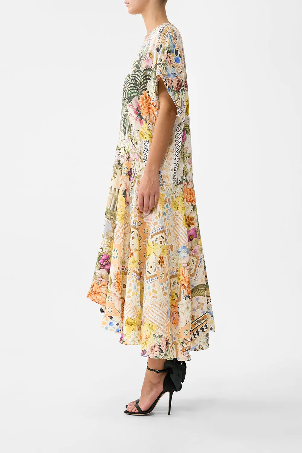 V NECK KAFTAN WITH DROP WAIST THE ARCHITECTS OF ALCÁZAR sold by Camilla product image thumbnail 4