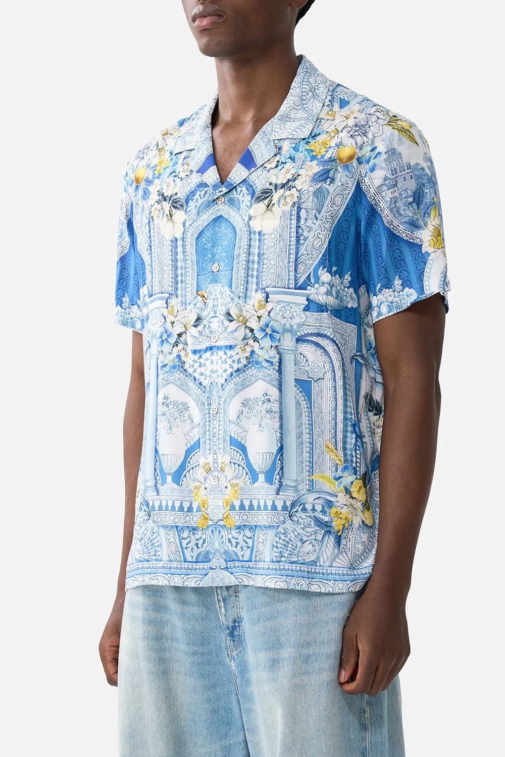 SHORT SLEEVE CAMP COLLARED SHIRT DE NADA GRANADA sold by Camilla product image thumbnail 4