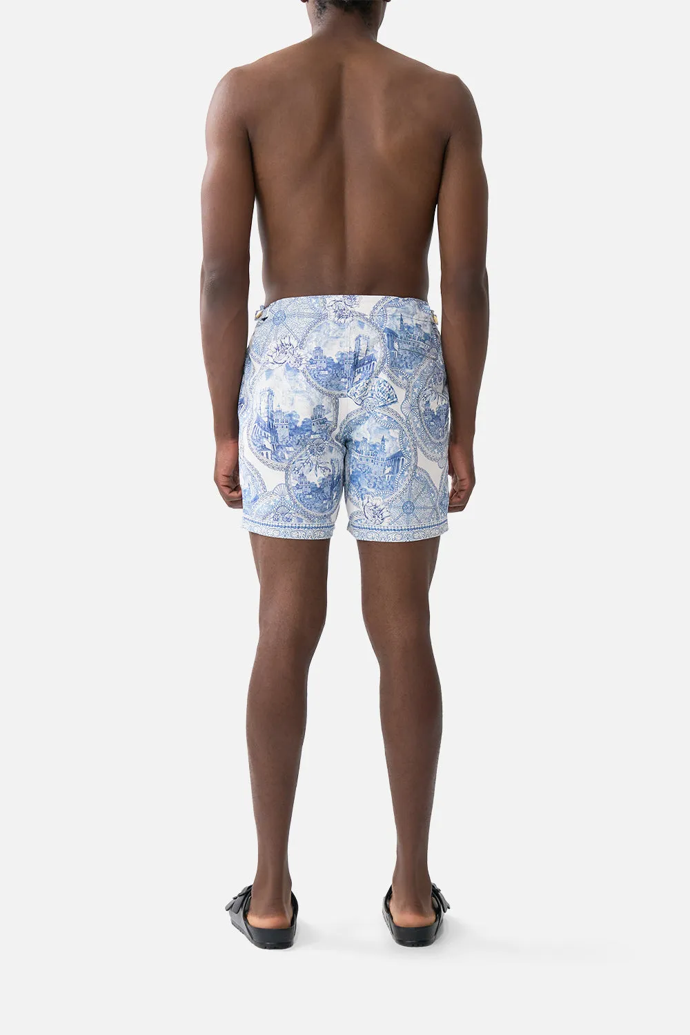 MID LENGTH BOARDSHORT WITH FIXED WAIST THE HUM OF THE ALHAMBRA sold by Camilla product image thumbnail 2