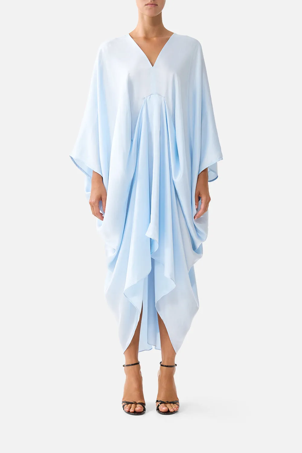 DRAPE FRONT V NECK KAFTAN THE HUM OF THE ALHAMBRA sold by Camilla