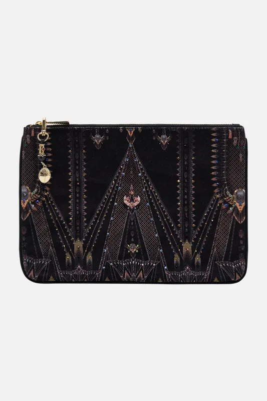 SMALL CANVAS CLUTCH AN EGYPTIAN RENAISSANCE made by Camilla