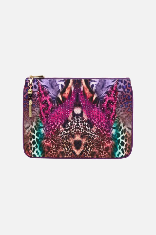 SMALL CANVAS CLUTCH SURREALIST SUSPENSION sold by Camilla