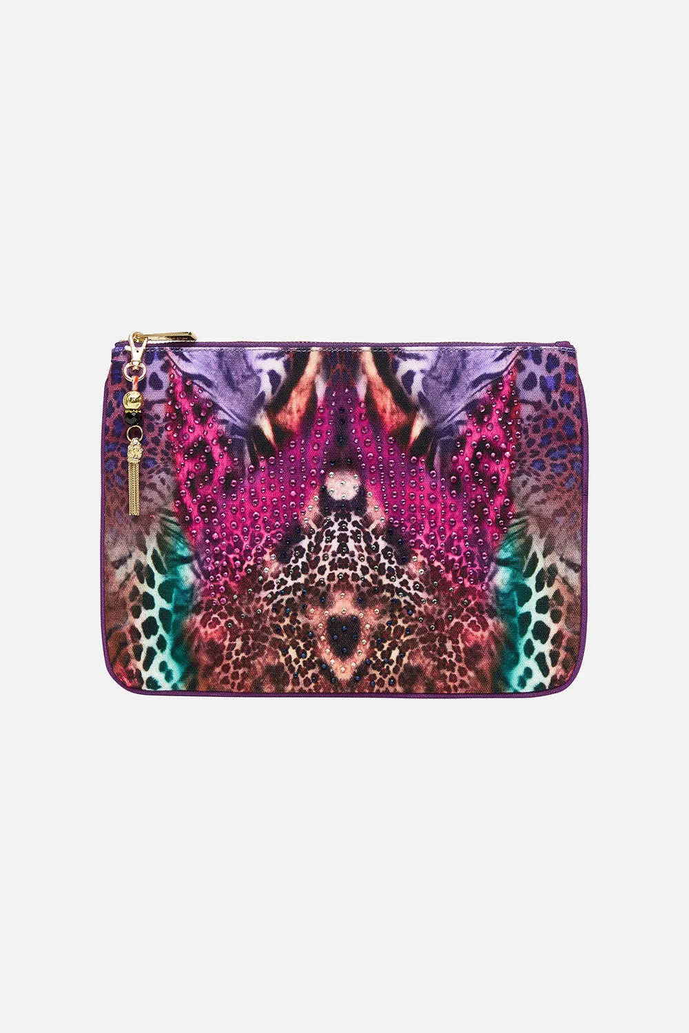 SMALL CANVAS CLUTCH SURREALIST SUSPENSION sold by Camilla