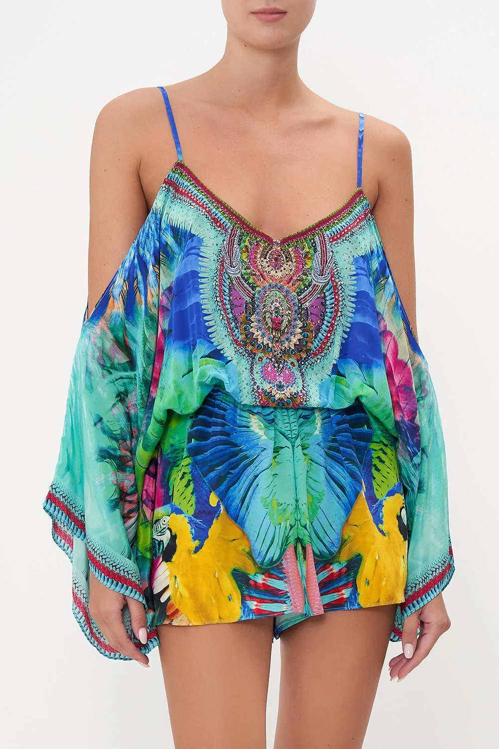 DROP SHOULDER PLAYSUIT AGE OF ASTERIA sold by Camilla product image thumbnail 5