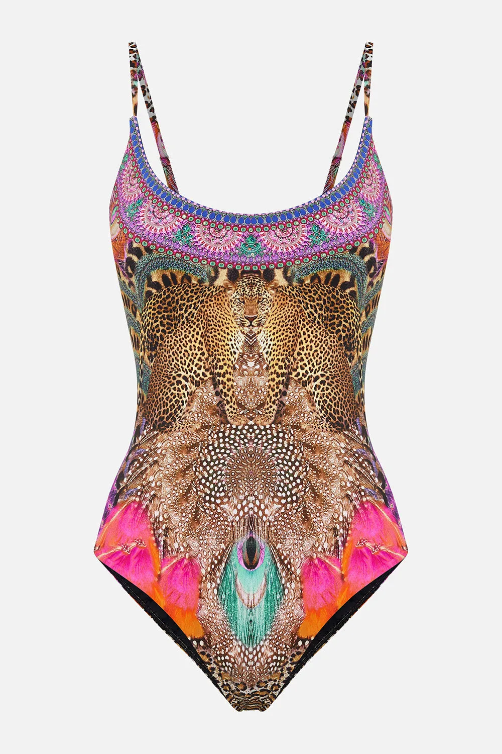 SCOOP NECK ONE PIECE XANADU RISING sold by Camilla product image thumbnail 3