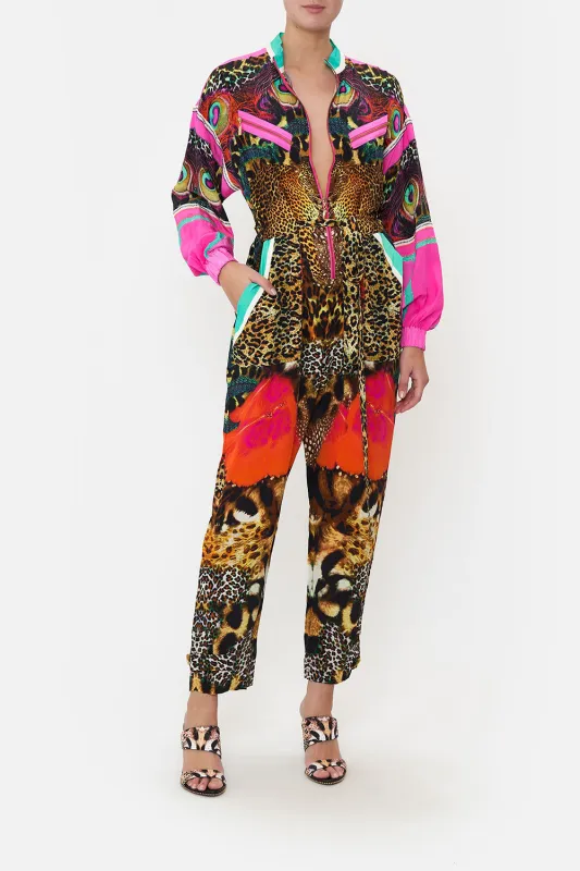 PANELLED DRAWSTRING ZIP JUMPSUIT XANADU RISING made by Camilla