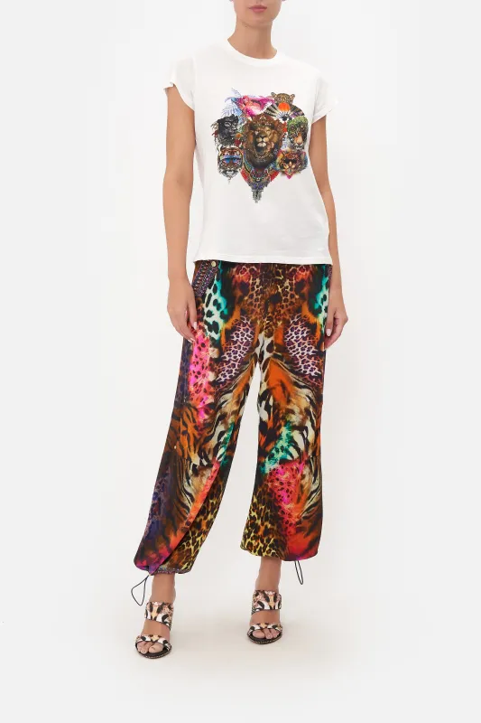 SLIM FIT ROUND NECK T-SHIRT SURREALIST XANADU made by Camilla