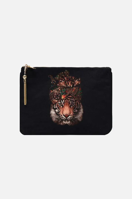 SMALL CANVAS CLUTCH SURREALIST XANADU sold by Camilla