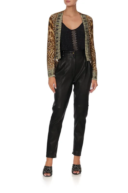 DOUBLE LAYER BLAZER JACKET RULER OF THE UNDERWORLD made by Camilla