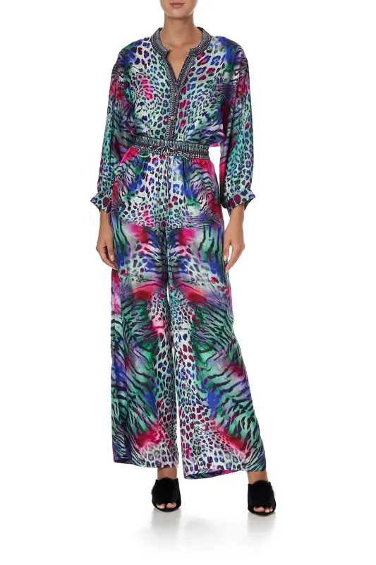 STRAIGHT LEG PANT MIGHTY MEOW made by Camilla