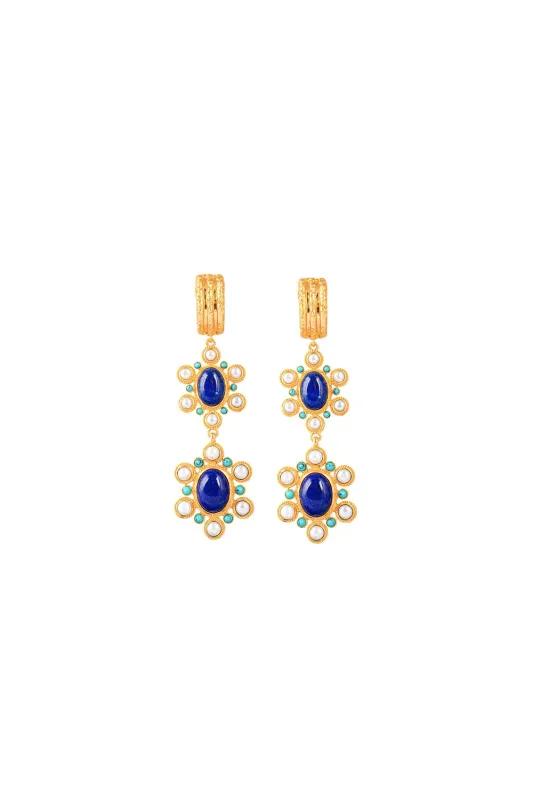 LAPIS MADEMOISELLE EARRINGS MULTI sold by Camilla