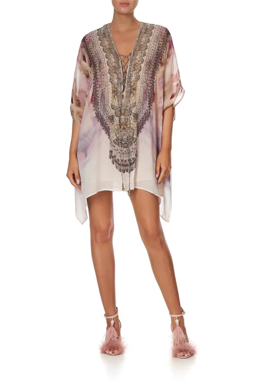 SHORT LACE UP KAFTAN HALCYON DAYS made by Camilla