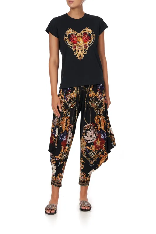 SLIM FIT ROUND NECK T-SHIRT A NIGHT IN THE 90S made by Camilla