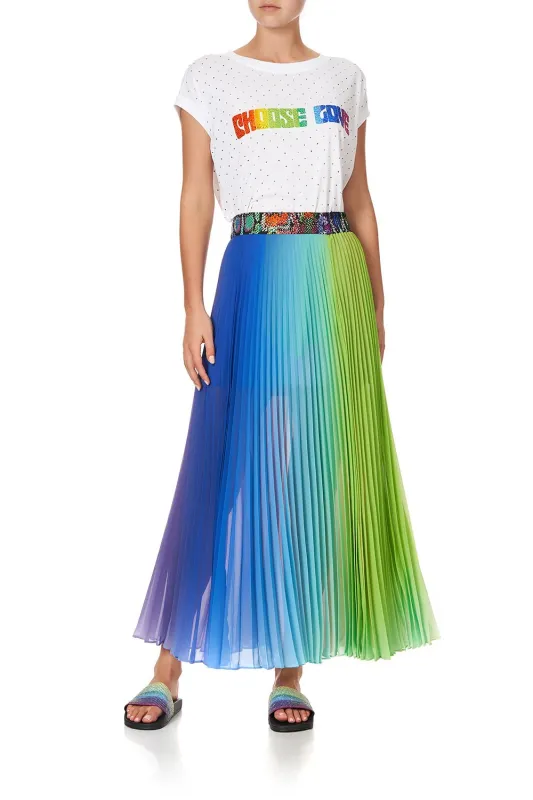 EXTENDED SLEEVE TEE COMING DOWN FROM COSMOS made by Camilla