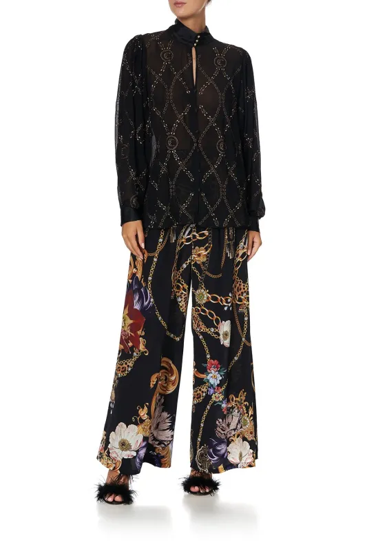 DROP SLEEVE SWING BLOUSE A NIGHT IN THE 90S made by Camilla