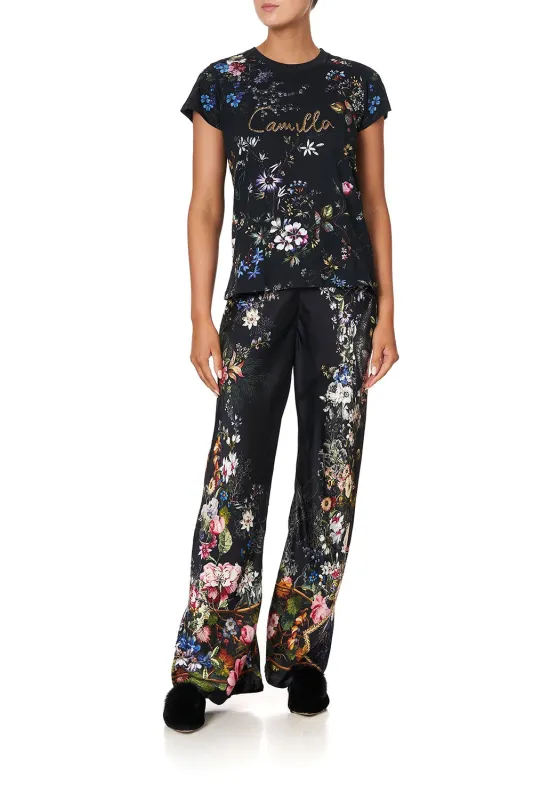 SLIM FIT ROUND NECK T-SHIRT FROM THE ARCHIVES made by Camilla