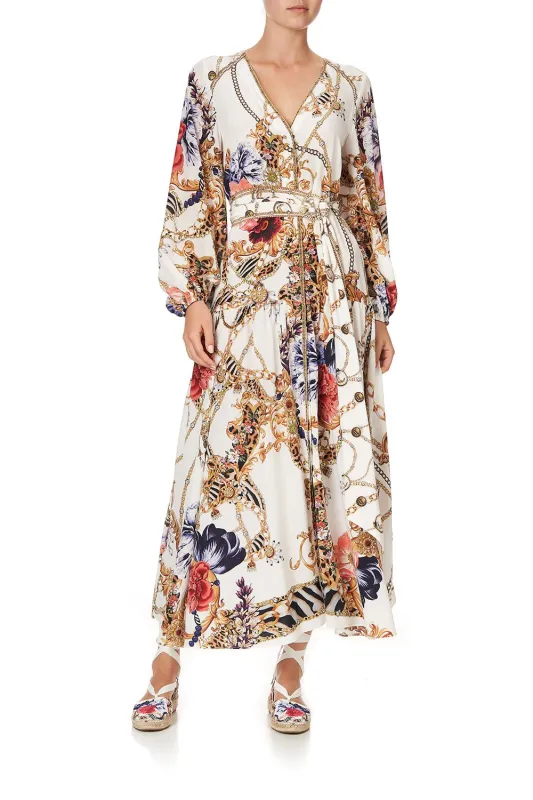 BELTED BLOUSON DRESS REIGN SUPREME sold by Camilla