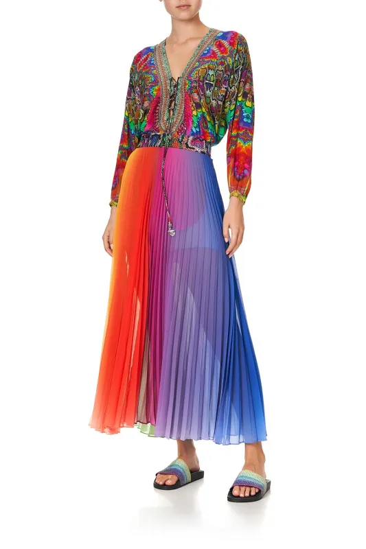 LACE UP BLOUSE COMING DOWN FROM COSMOS sold by Camilla