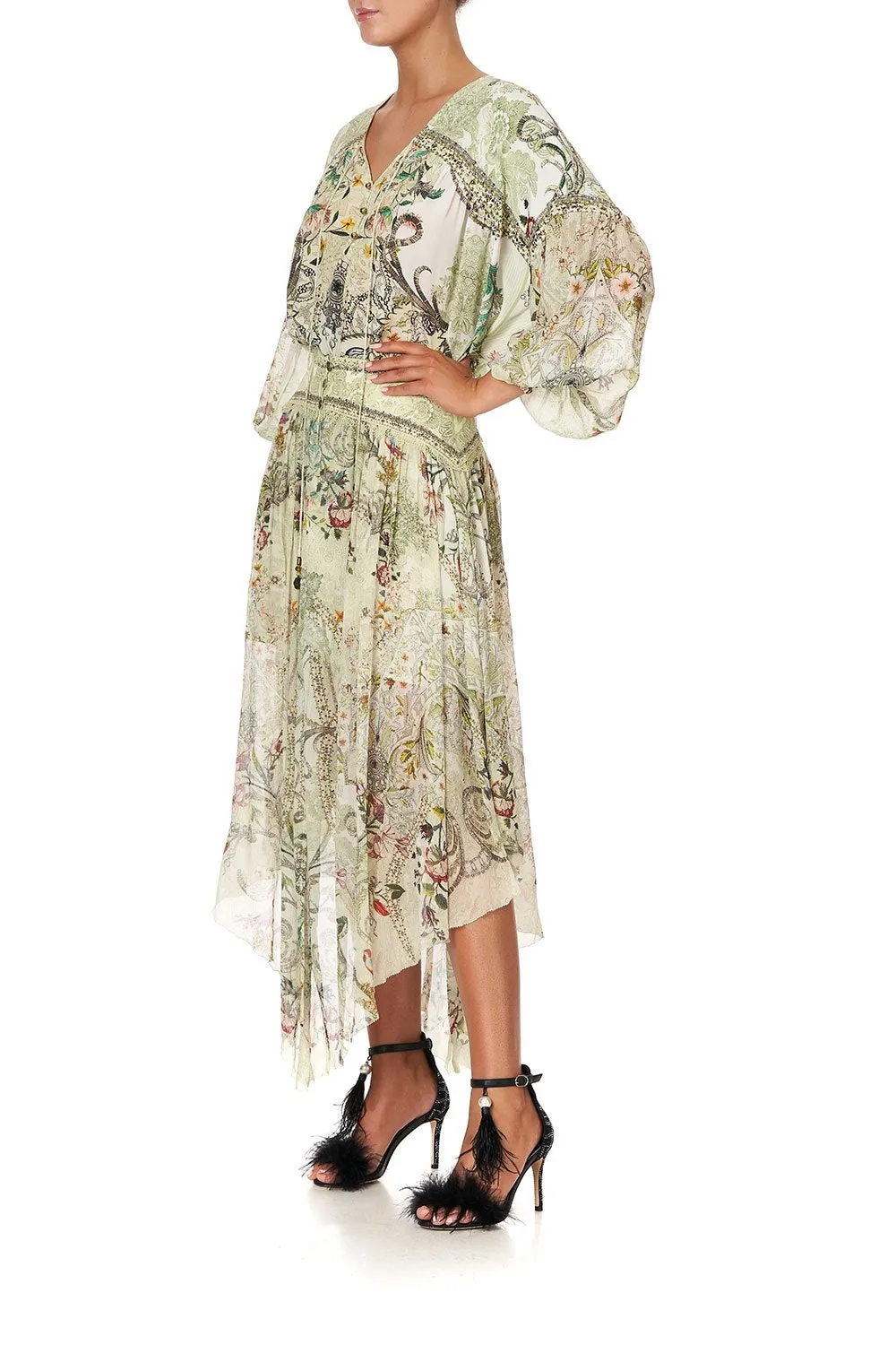 BLOUSON BLOUSE WITH NECK TIE BRICK LANE BEAUTY sold by Camilla product image thumbnail 4