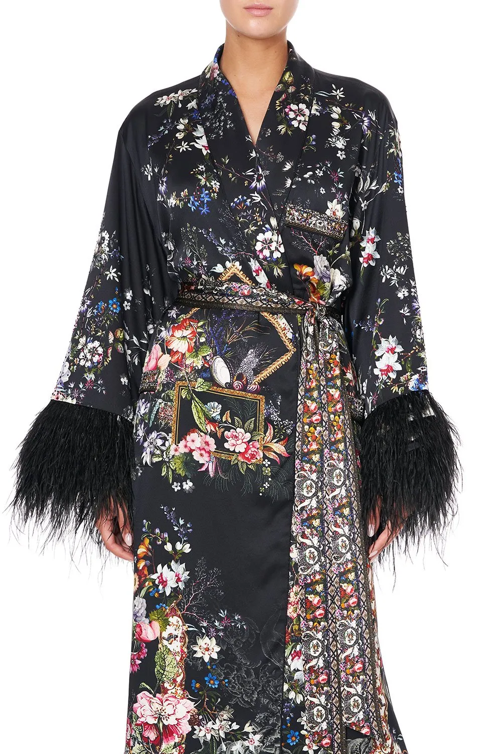 LONG ROBE WITH FLARED SLEEVE FROM THE ARCHIVES sold by Camilla product image thumbnail 5