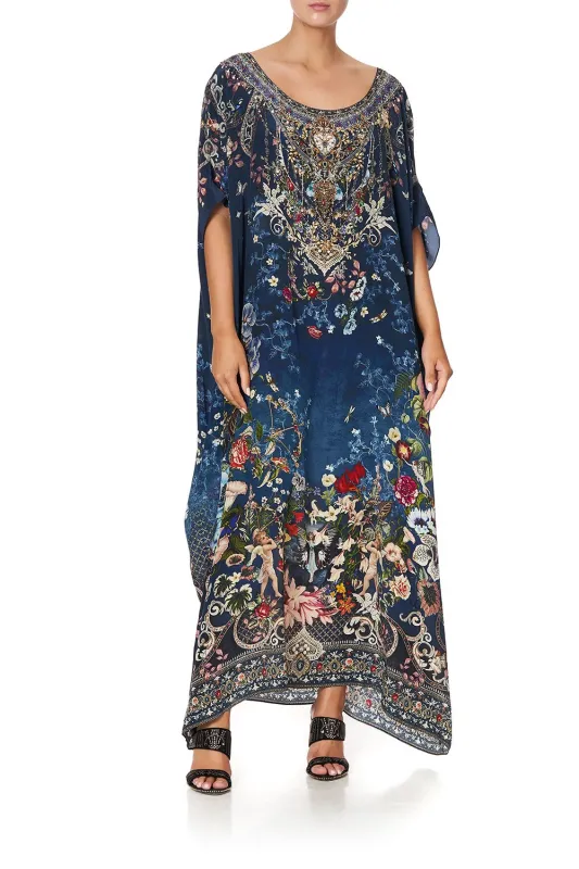 ROUND NECK KAFTAN DREAMS OF MIDSUMMER made by Camilla