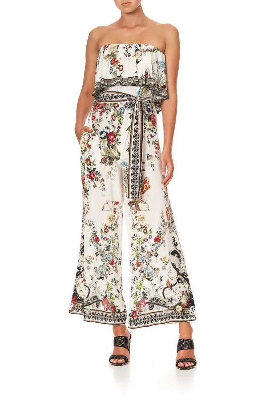 STRAPLESS JUMPSUIT WITH FRILL SHAKESPEARES GARDEN sold by Camilla