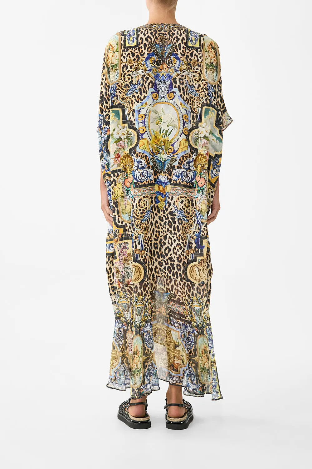 LACE UP KAFTAN WITH HEM RUFFLE SEVILLIAN STYLE sold by Camilla product image thumbnail 2