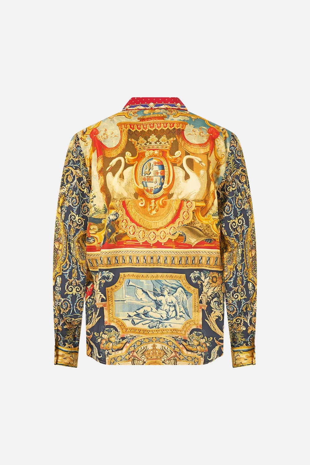 LONG SLEEVE HIDDEN PLACKET SHIRT MEET ME AT THE MET sold by Camilla product image thumbnail 2