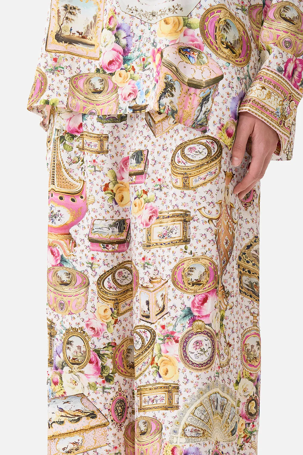 WIDE LEG WAISTED PANT IN THE HEART OF ART sold by Camilla product image thumbnail 5