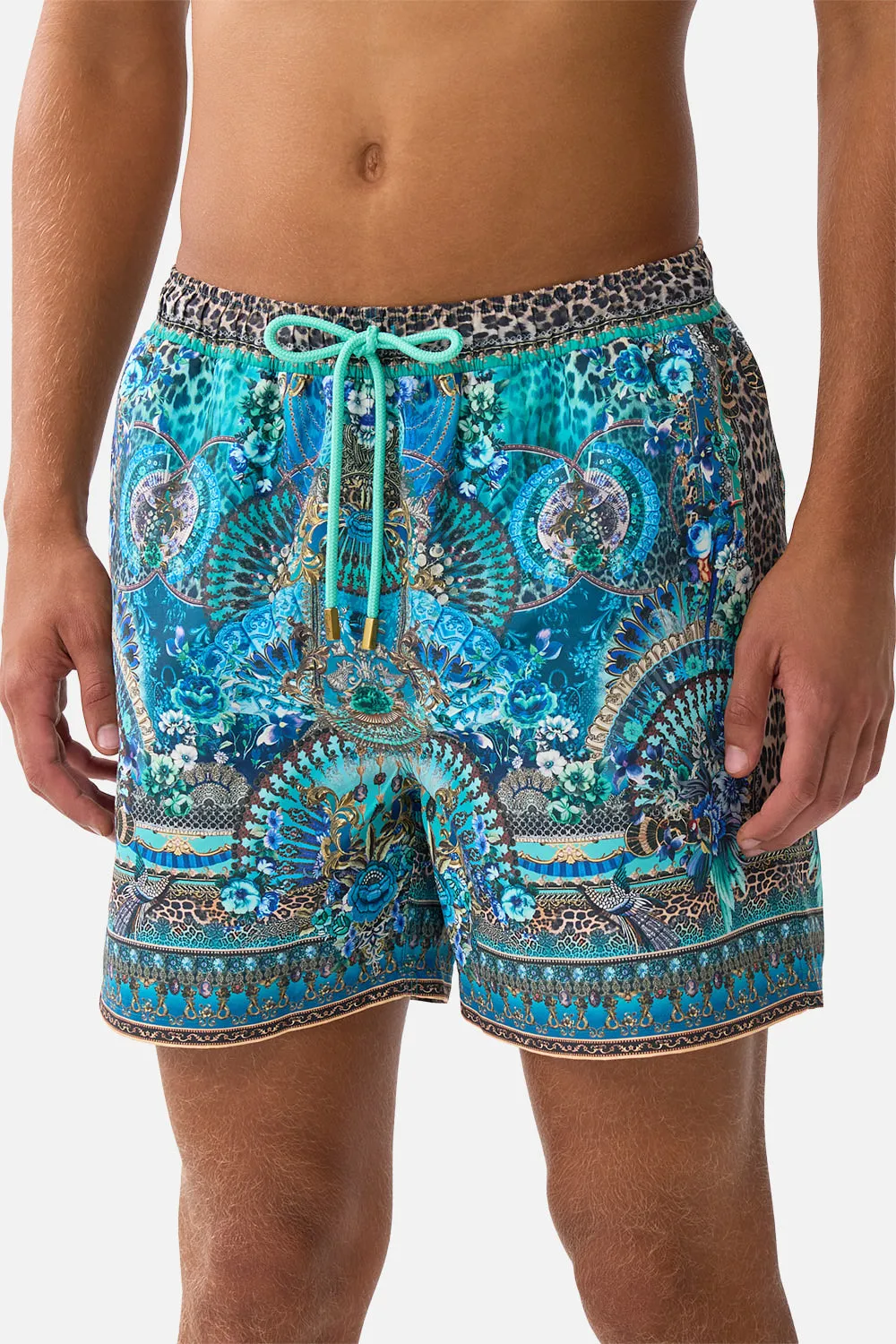 MID LENGTH BOARDSHORT WITH ELASTIC WAIST FLAMENCO EUPHORIA sold by Camilla product image thumbnail 5