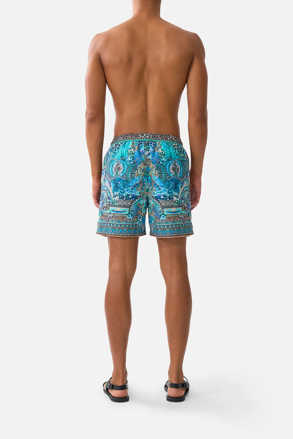 MID LENGTH BOARDSHORT WITH ELASTIC WAIST FLAMENCO EUPHORIA sold by Camilla product image thumbnail 2