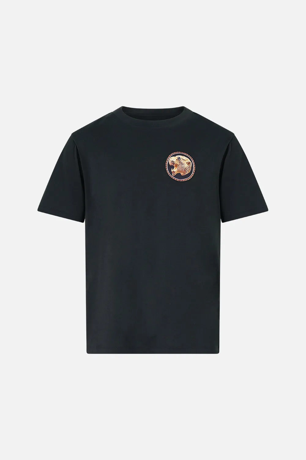 RELAXED HEAVYWEIGHT CREW NECK TEE TAURUS RISING sold by Camilla product image thumbnail 3