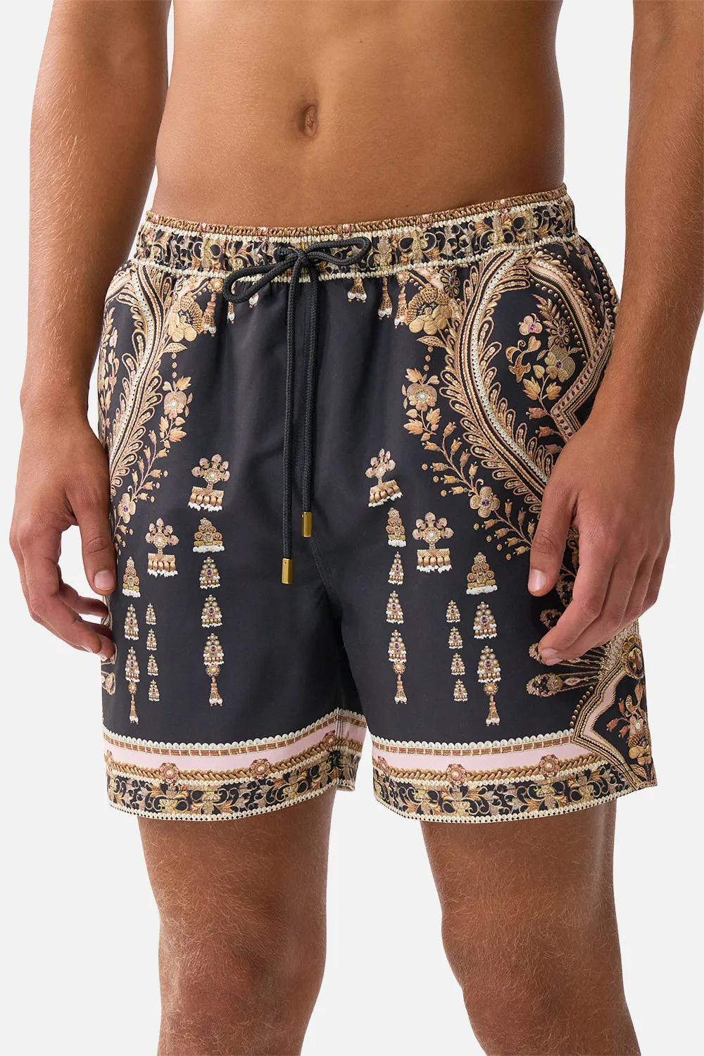 MID LENGTH BOARDSHORT WITH ELASTIC WAIST TAURUS RISING sold by Camilla product image thumbnail 5
