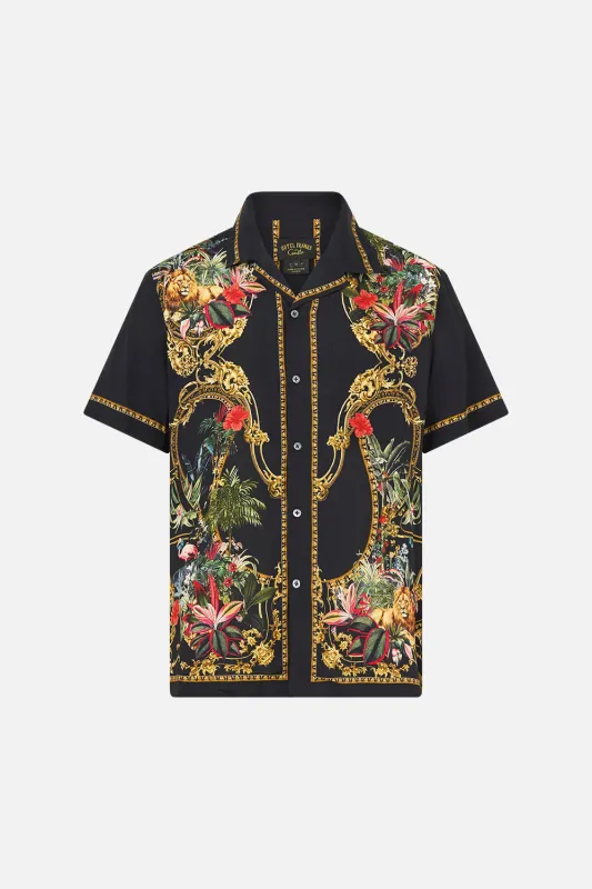 SHORT SLEEVE CAMP COLLARED SHIRT PALACE ZOOLOGY made by Camilla