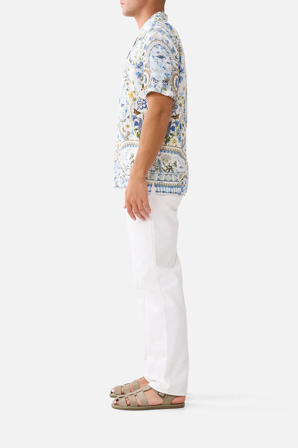 SHORT SLEEVE CAMP COLLARED SHIRT DANDELION SKIES sold by Camilla product image thumbnail 4