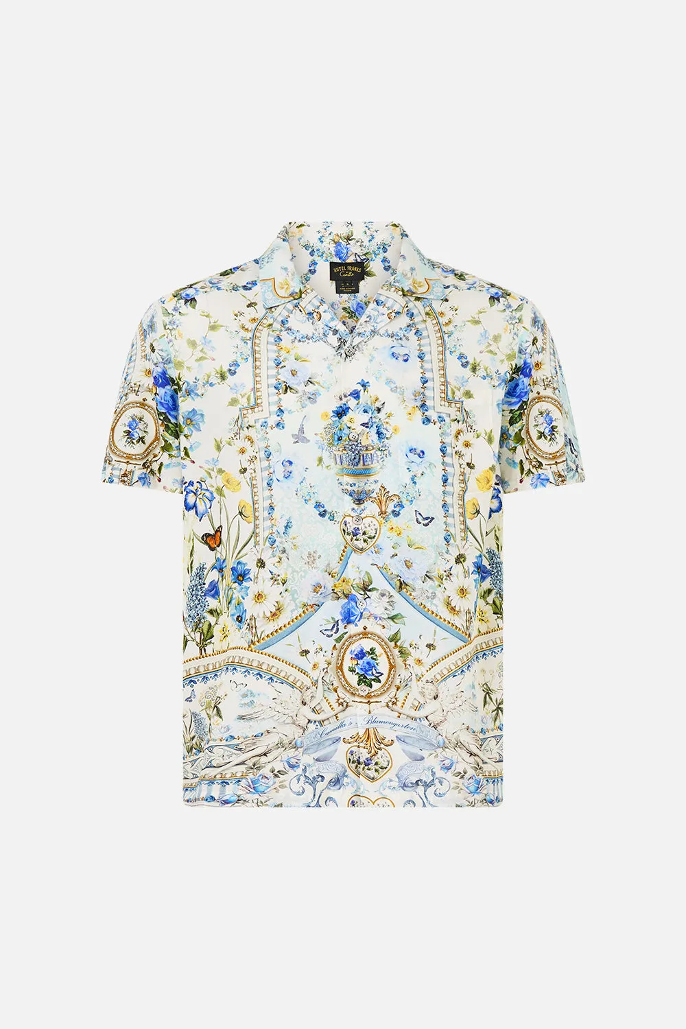 SHORT SLEEVE CAMP COLLARED SHIRT DANDELION SKIES sold by Camilla product image thumbnail 3