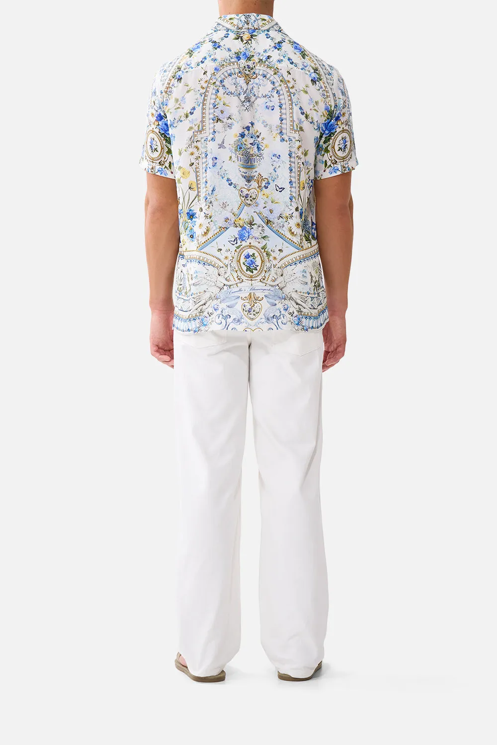 SHORT SLEEVE CAMP COLLARED SHIRT DANDELION SKIES sold by Camilla product image thumbnail 2