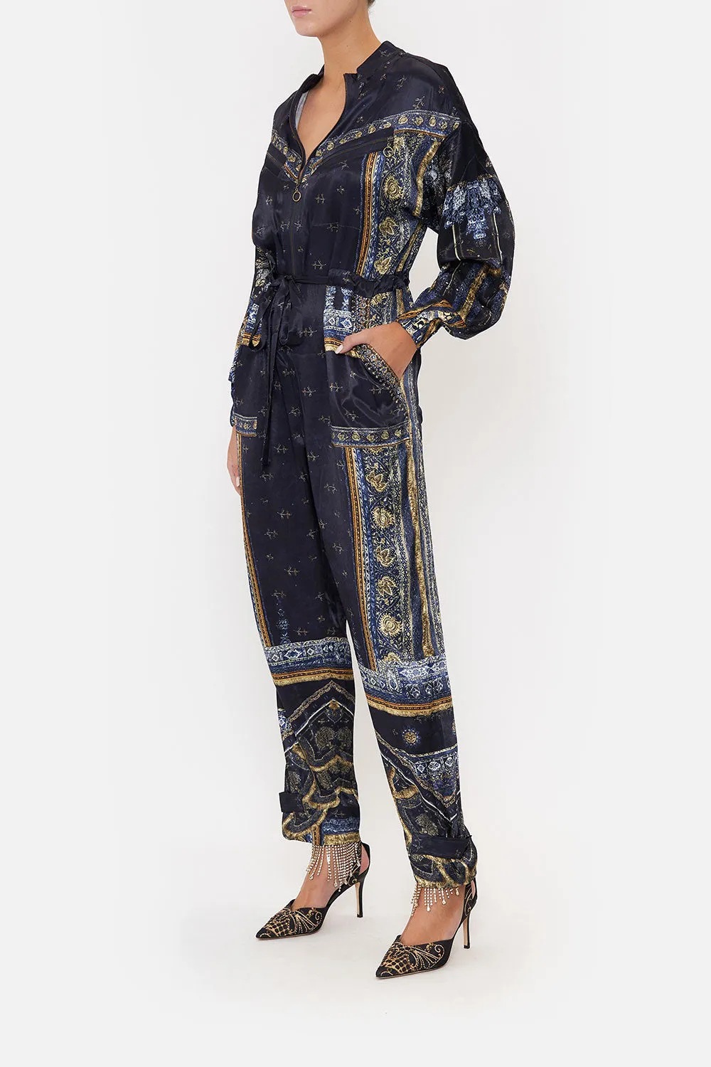 DRAWSTRING ZIP JUMPSUIT FOREVER FAMILY sold by Camilla product image thumbnail 4