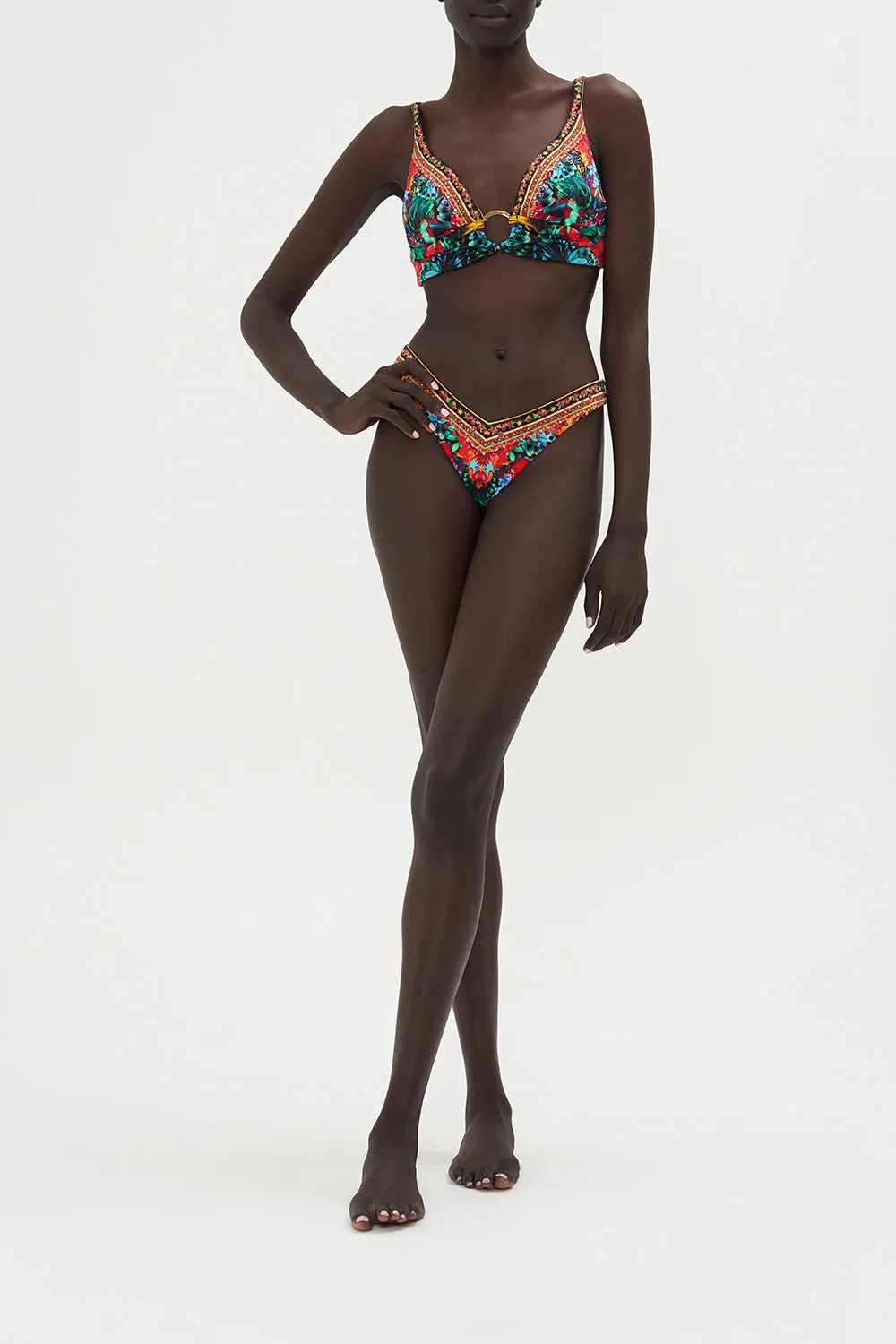 V HIGH LEG PANT IN A FLUTTER sold by Camilla