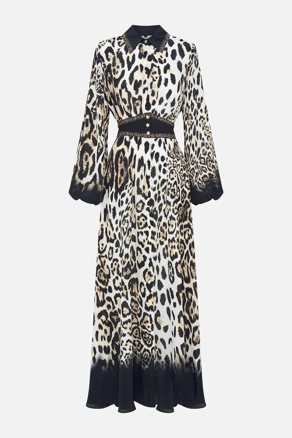 WAISTBAND LONG DRESS WITH COLLAR COOL FOR CATS sold by Camilla product image thumbnail 3