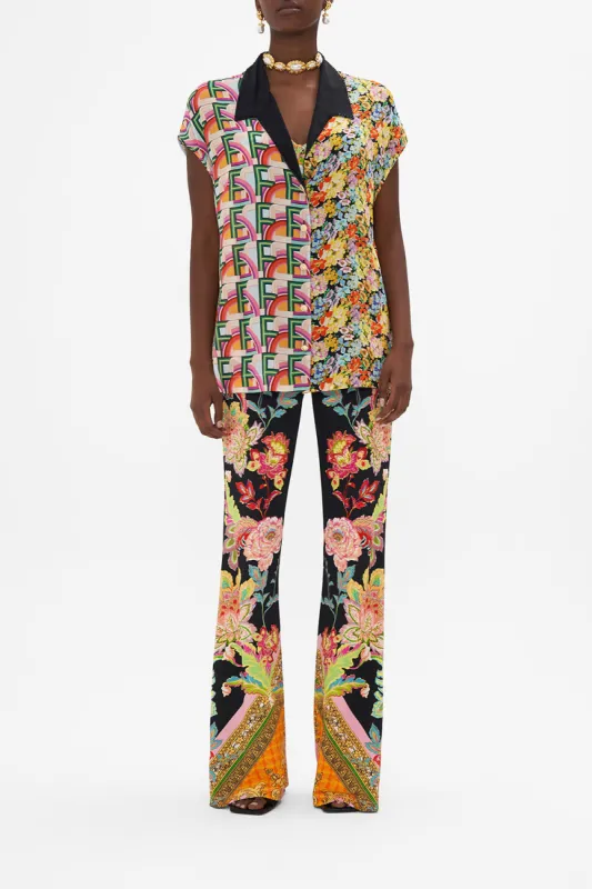 BUTTON THROUGH COLLARED TOP SUNDOWNERS IN SICILY sold by Camilla