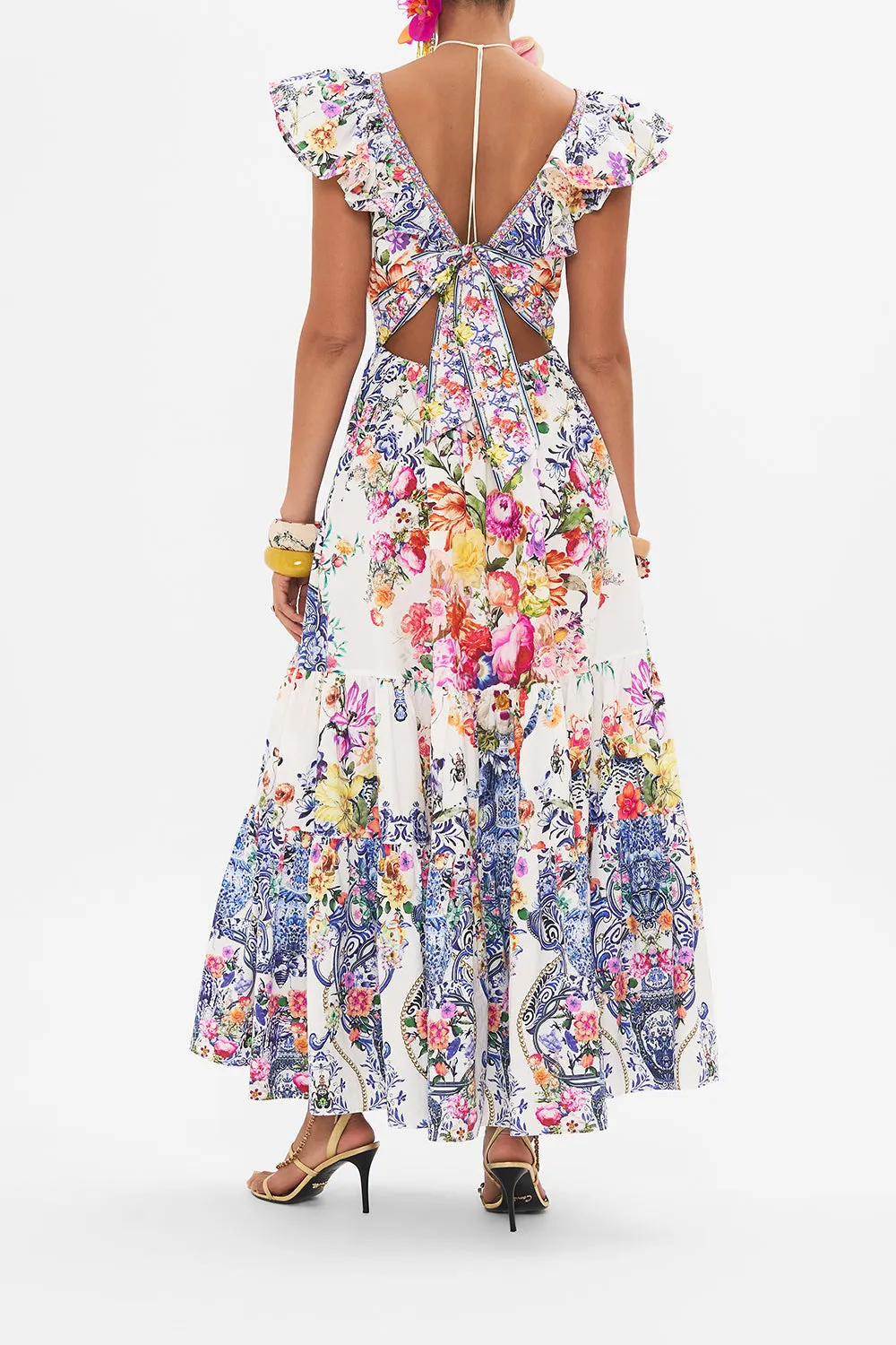 TIERED DRESS WITH NECK FRILL DUTCH IS LIFE sold by Camilla product image thumbnail 2