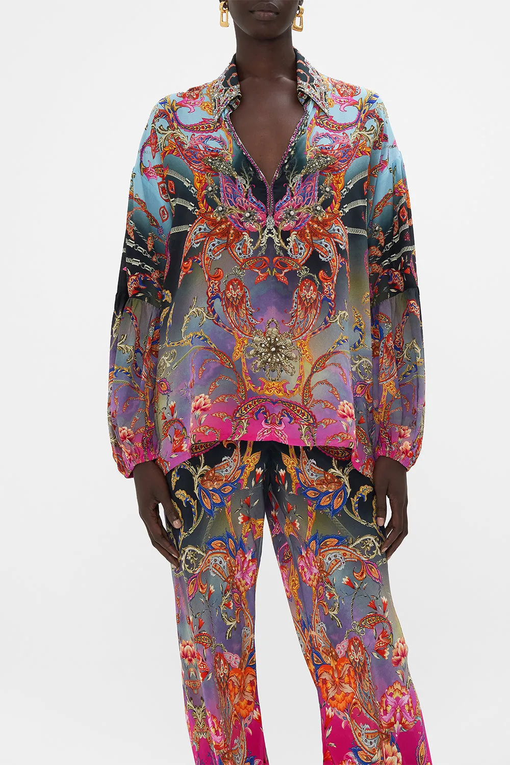 VINTAGE COLLAR BLOUSE WHAT LIES BENEATH sold by Camilla product image thumbnail 5