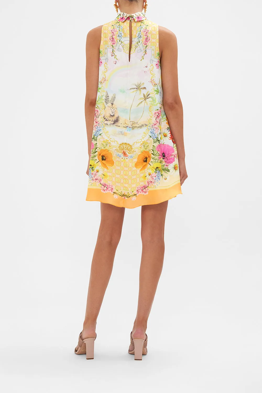 HIGH COLLAR SHIFT DRESS SUNLIGHT SYMPHONY sold by Camilla product image thumbnail 2