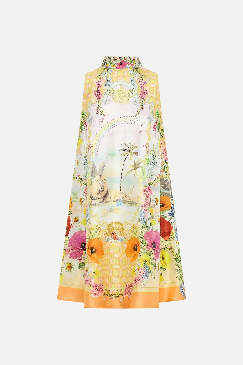 HIGH COLLAR SHIFT DRESS SUNLIGHT SYMPHONY sold by Camilla product image thumbnail 3