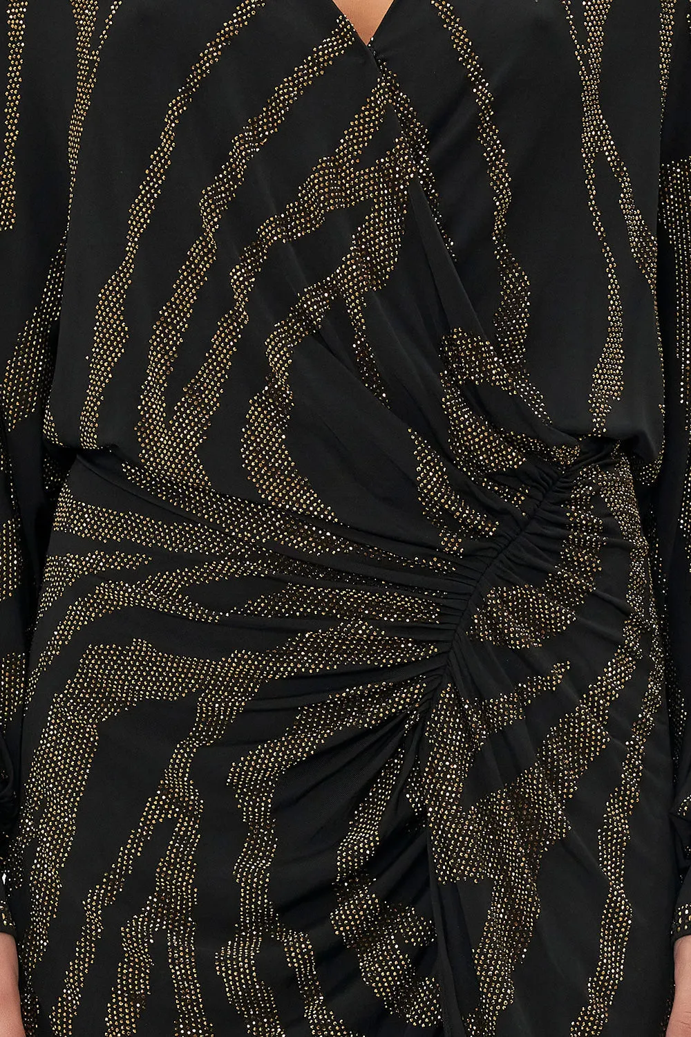 GATHERED MINI JERSEY DRESS TAME MY TIGER sold by Camilla product image thumbnail 5