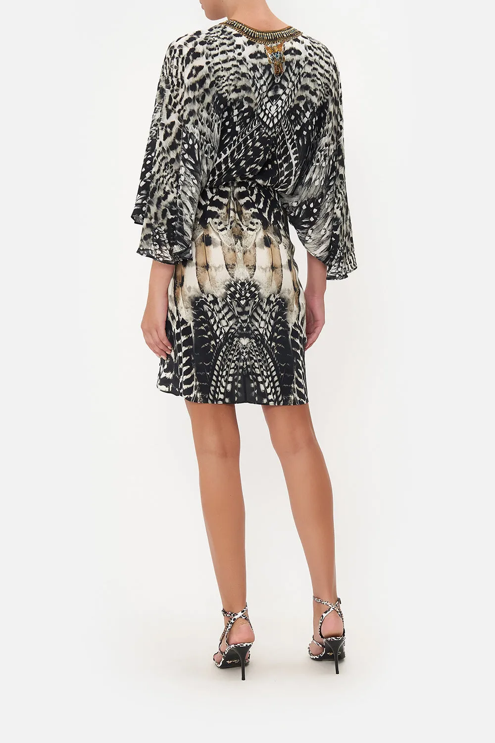 DRAPED FRONT WRAP DRESS NIGHT OWL sold by Camilla product image thumbnail 2