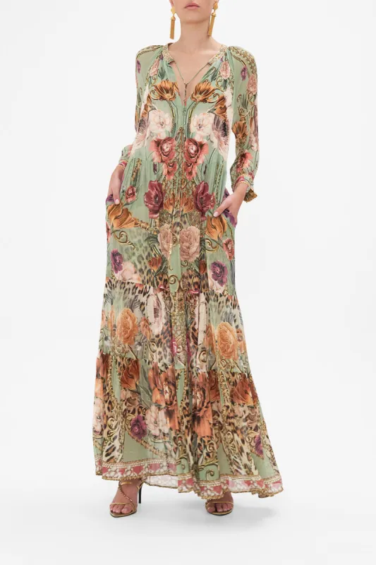 LONG GATHERED PANEL DRESS GROW AND GLOW sold by Camilla